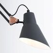 Aplica moderna look industrial 1xE27/40W, Bachelor WA 2-1347 Schwarz-Cu Orion